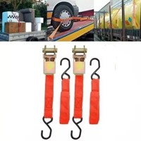 Genérico - Eslingas 2Pcs Correa Enganche Cinta De Amarre Auto Moto Bici