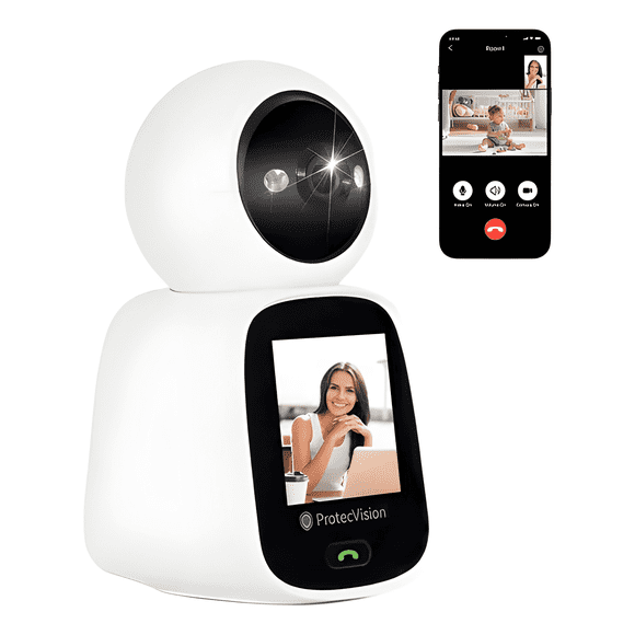 Video Monitor Camara Seguridad Wifi Interior 5mp Blanco
