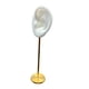 thumbnail image 4 of Soporte De Exhibición De Arete Duradero Modelo De Oído Humano Soporte De Perno Silicona Suave Blanco Izquierda, 4 of 5