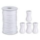 thumbnail image 1 of Cable De Sombra De Elevación Trenzado Blanco De 1,8 Mm 55 Yardas / Rollo Con Colgante De Madera Blanca 4x, 1 of 3