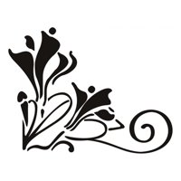 Rienda Libre Graphics - Decomural Tulip Flower Corner Ws-16049