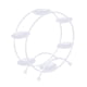 thumbnail image 1 of Soporte Para Cupcakes Soporte Para 6 Cupcakes Postres Macaron Cake Blanco, 1 of 3