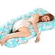 thumbnail image 1 of Almohada para embarazadas, almohada en forma de U desmontable y lavable, cojín grande, almohada de cintura, 1 of 5