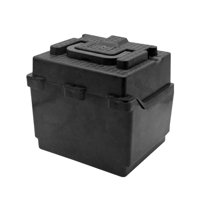 Magideal - Herramientas Eléctricas Caja De Batería Soportes De Batería Batería Resistente A La Intemperie Batería Portátil Para Vehículos Eléctricos De Bicicleta Negro