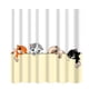 thumbnail image 1 of Cortina De Ducha De Poliéster Con 12 Ganchos Decoración De Ba?o En Casa Gato De Dibujos Animados, 1 of 3