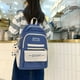 thumbnail image 3 of Nylon Large Capacity Backpack Teenage Pure Colour Schoolbag Women Men Waterproof Travel Rucksack Bags Student School Bag, 3 of 3
