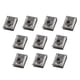 thumbnail image 2 of 10 Piezas Clips de Tuerca en Coche Moto Piezas de Alta Resistencia Accesorios Reemplazo Reparación Tuerca de Fijación Fijador Clips, 2 of 5