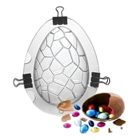 Pasteleriuscl - Molde Chocolate Policarbonato Moldes Reposteria Huevo Pascua Color Transparente