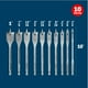thumbnail image 2 of Juego de brocas con punta de cincel Bosch SB0010, 10 piezas, 2 of 3