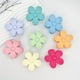 thumbnail image 3 of 8pcs/set Matte Solid Color Flower Shape Hair Claw Clip Plastic Shark Claw Clips For Thick Thin Hair Hair Clips For Women, 3 of 4
