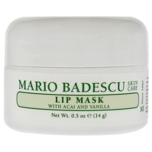 Mario Badescu - Mascarilla Labial Con Acai Y Vainilla De Para Mujer - Mascarilla Labial De 0,5 Oz