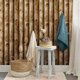 thumbnail image 4 of Wallpaper RoomMates RMK11308WP, troncos de cabina marrones, despega y pega, 4 of 8