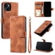 thumbnail image 3 of Funda Cartera para iPhone 15 Plus Tapa con Ranuras, Soporte y Correa Marrón, 3 of 5