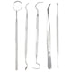 thumbnail image 1 of Juego de palillos de dientes portátiles de acero inoxidable de bolsillo, para picnics al aire libre, camping y viajes., 1 of 5