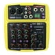 thumbnail image 1 of Consola Mixer Con Interfaz USB NVK-I06 Amarilla - PB-F2, 1 of 3