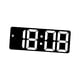thumbnail image 5 of Reloj de Pared Digital con Control de Voz Regulable, Calendario de Escritorio, Despertador LED con Función de Repetición Y Fecha Y Temperatura para Sa Blanco, 5 of 5