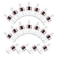 thumbnail image 1 of Botellas cuentagotas de 20 piezas, dispensador dispensador de vidrio transparente portátil, contenedores de punta para gotero de líquido para ojos, la , 2ML, 1 of 5