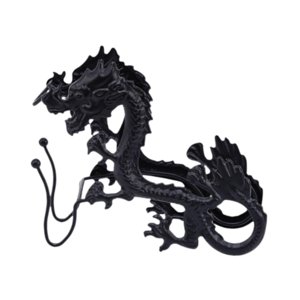 Bothyi - Soporte Para Botellas De Vino Con Forma De Dragón, Soporte De Hierro Para Mesa, Para Mueble De Bar De Fiesta, Color Negro