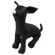 thumbnail image 1 of Maniquíes De Cuero PU Para Perros, Ropa Para Mascotas, Maniquí Con Soporte Para Perros, Modelo Sentado, Juguete, Talla S, Negro, 1 of 5