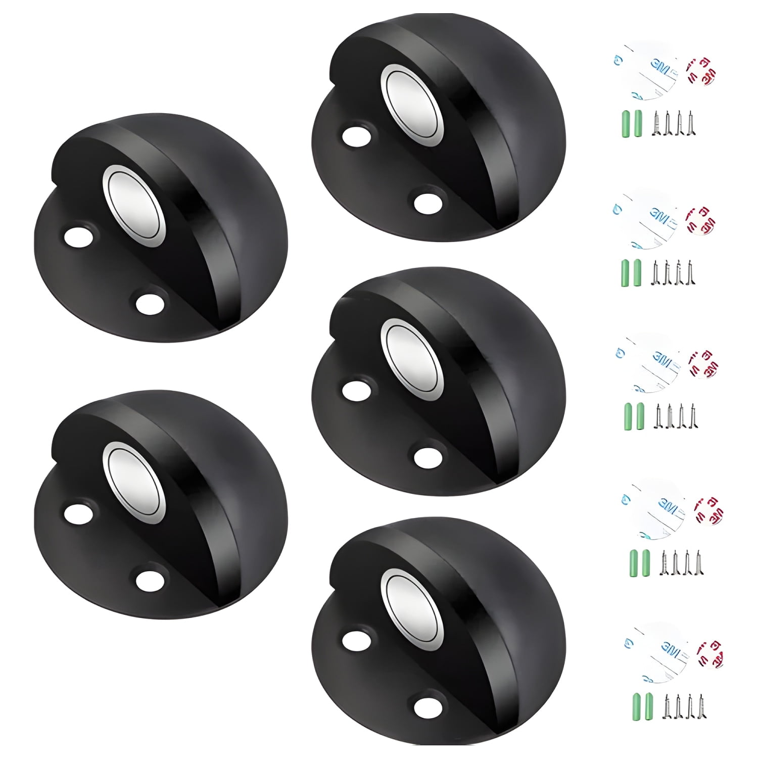 Genérico - Pack 5 Topes Magnéticos Para Puerta