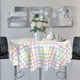 thumbnail image 2 of Mantel redondo impermeable SuQKXCo 152 cm a cuadros para Pascua, 2 of 7