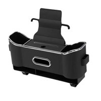 Magideal - Caja De Almacenamiento Para Asiento Trasero, Organizador Colgante Para Asiento Trasero Con Reposacabezas, Con Diseño De Partición, Caja De Almacenamie Negro