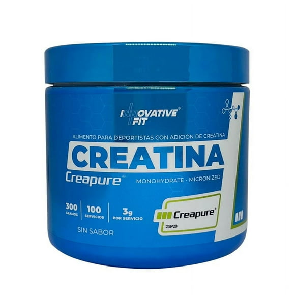 Creatina Creapure® | Innovative Fit | 300g | 100 servicios | Sin Sabor