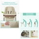 thumbnail image 3 of Silla De Comer Multiposiciones Plegable Verde Lubabycas, 3 of 8