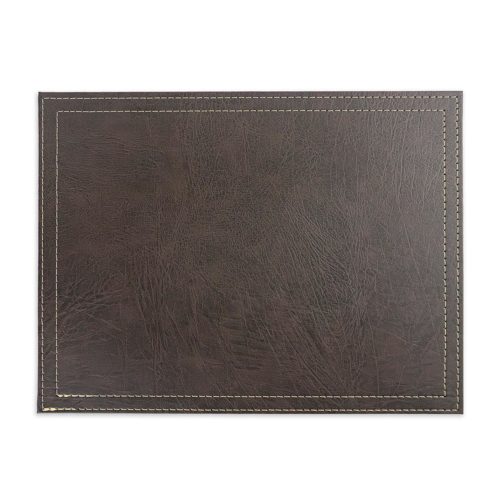 Individual Ecocuero Café 42x32cm Poliester Haus