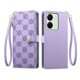 thumbnail image 1 of Funda Billetera con Cierre para [Xiaomi Redmi 13C] con Tarjetero, Soporte y Correa de ManoMorado, 1 of 5