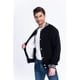 thumbnail image 1 of Chaqueta Universitaria Hombre Tipo Corderito Gruesa Bolsillos 7551, 1 of 3