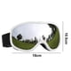 thumbnail image 2 of Gafas de esquí esféricas, gafas de esquí de doble capa antivaho para exteriores para hombres y mujeres., 2 of 5