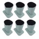 thumbnail image 5 of 6 PCS Anti-rasgu?o De Pie De Alto Soporte De Gafas Escritorio Soporte De Anteojos De Plata, 5 of 5