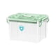 thumbnail image 4 of Caja Médica De Gran Capacidad, Botiquines De Primeros Auxilios De Múltiples Capas Para El Hogar, Camping, Viaje, Verde L, 4 of 5