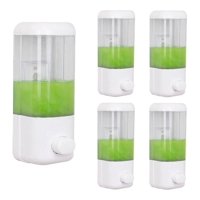 Genérico - 5 X Dispensador Jabón Líquido Gel Shampoo 500 Ml Baño Cocina