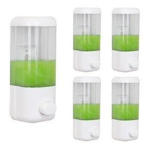 Genérico - 5 X Dispensador Jabón Líquido Gel Shampoo 500 Ml Baño Cocina