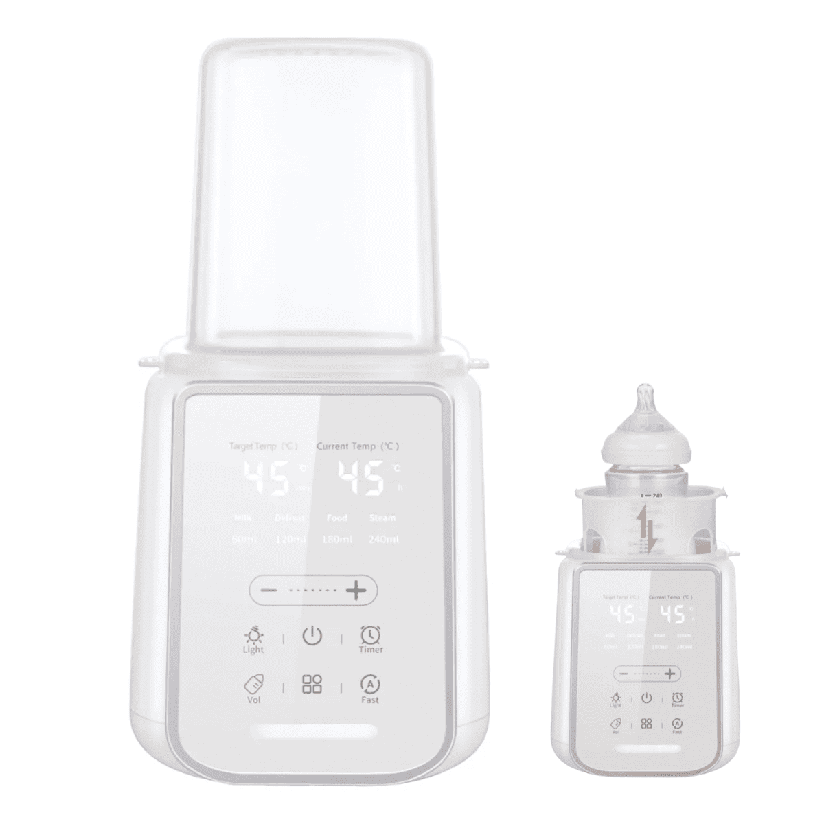 Genérica - Calentador Esterilizador Mamadera Con Pantalla Led