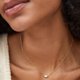 thumbnail image 3 of Kendra Scott Mini Elisa 14K Gold-Plated Satellite Short Pendant Necklace, 3 of 3