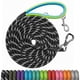 thumbnail image 1 of Correa NTR para perros, 6 m, gancho doble reflectante, mango suave, negro, 1 of 6
