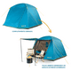 thumbnail image 5 of Carpa Camping Dolomites 4, 4 personas techo largo 3000 mm doble toldo, 5 of 9