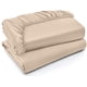 thumbnail image 1 of Sábanas ajustables Utopia Bedding Twin Beige de microfibra, paquete de 2, 1 of 5