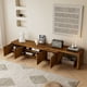 thumbnail image 2 of 63" Mid-Century Modern Extendable TV Stand for TVs up to 75", Media Console TV Cabinet for Living Room, Farmhouse Entertainment Cabinet with Storage & Adjustable Panel, 2 of 3