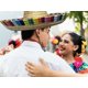 thumbnail image 3 of Sombrero GiftExpress 48 cm con banda de serape y correa de mentón, 3 of 7