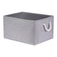 thumbnail image 1 of Cubo de Almacenamiento REGALWOVEN, Caja de Almacenamiento de Tela con Asas para Armario, 1 Cesta de Almacenamiento para Organizar Ropa Libros Gris 17.7*13.8*10in, 1 of 7