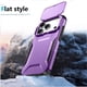 thumbnail image 5 of Funda Resistente para iPhone 17 Pro con Tapa Deslizante y Protección Militar Morado, 5 of 6