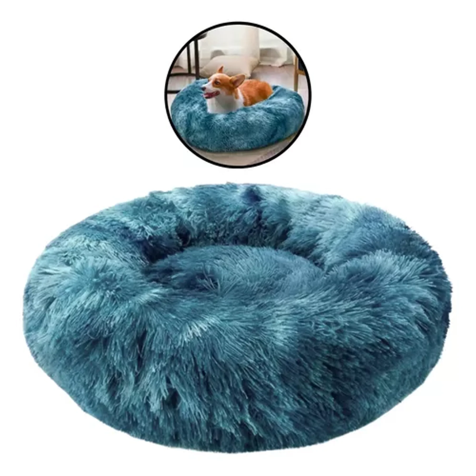 Cama de Felpa 70 cm para Mascotas