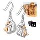 thumbnail image 1 of Aros Mujer Perro Pendientes Plata 925 Joya Mujer Regalo #4, 1 of 3