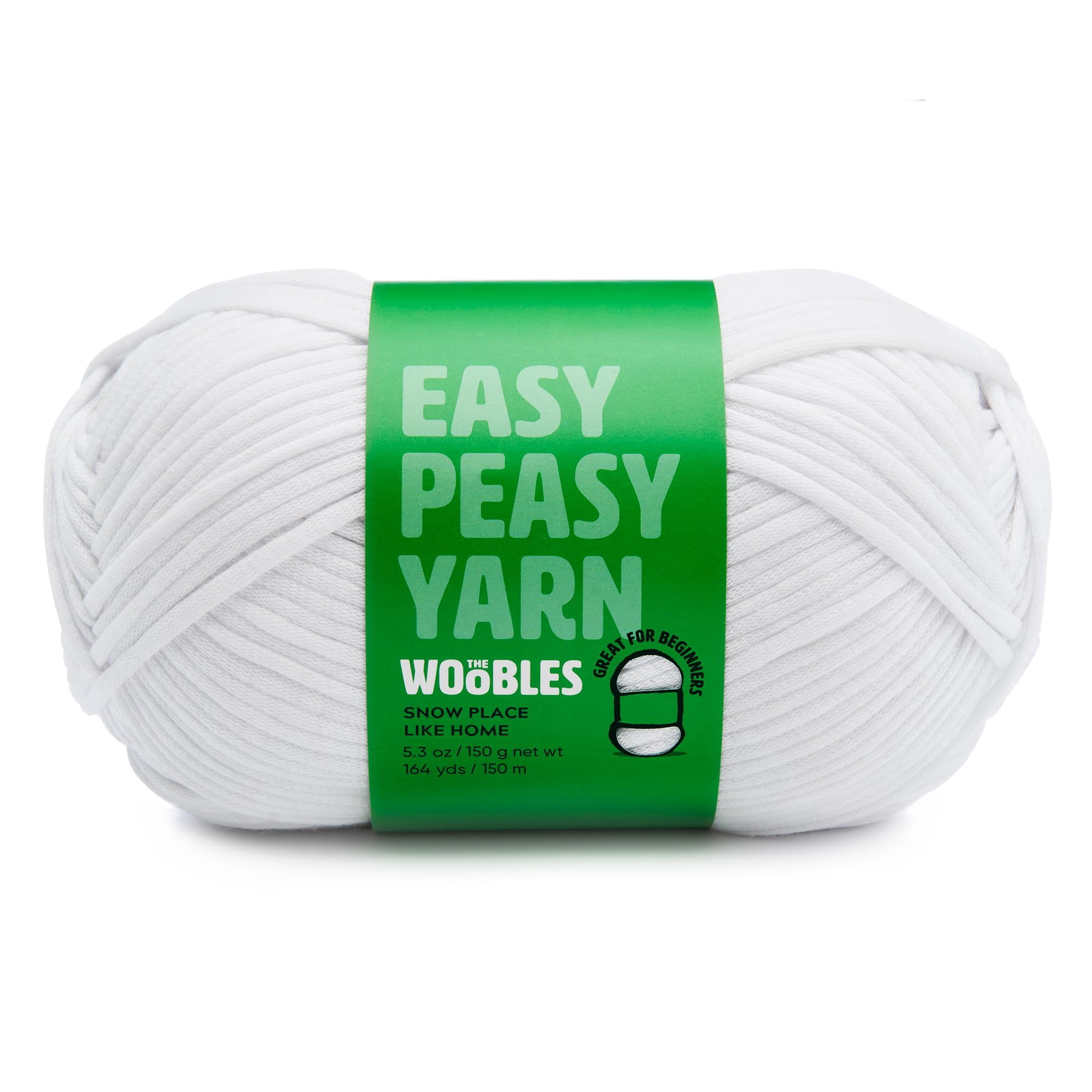 Harn The Woobles Easy Peasy Worsted Medium #4, Algodón Y Nailon