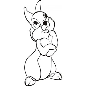 Rienda Libre Graphics - Decomural Thumper Rabbit Bambi Ws-18319