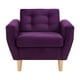 thumbnail image 1 of Sofa Bote 1c Felpa 05 Morado, 1 of 6